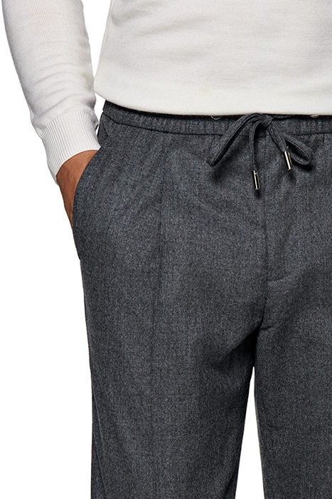 MID GREY DRAWSTRING AMES TROUSERS 4