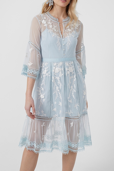 PF ARABELLE EMBROIDERED DRESS SUMMER SKY 3