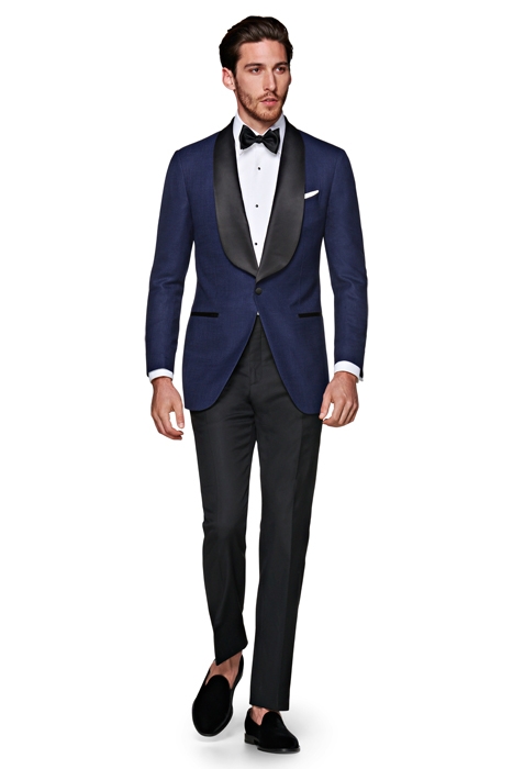 NAVY TUXEDO JACKET 1