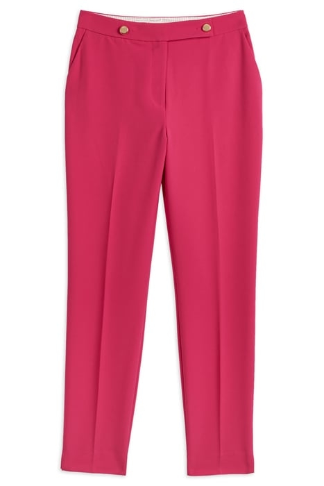 RESAT ANKLE GRAZER SKINNY LEG TROUSER PINK 1