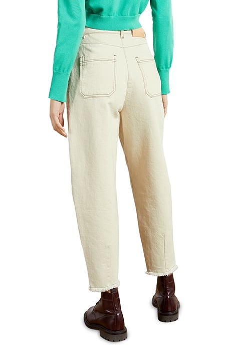 LNDSEND BALLON LEG JEAN ECRU 2