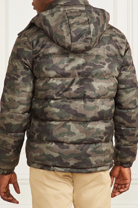 REAL DOWN JKT DETACH CAMOU HERRINGBONE ME 2