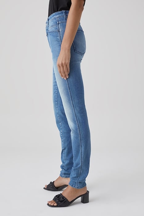 SKINNY PUSHER LONG JEANS MID BLUE 3
