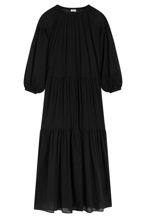 TIERED MAXI DRESS BLACK 4