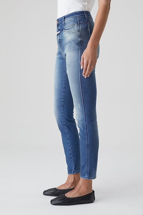 SKINNY PUSHER JEANS MID BLUE 4