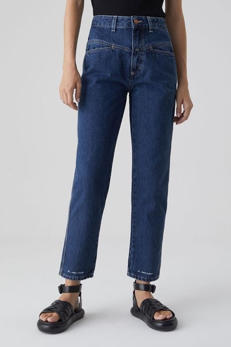 PEDAL PUSHER JEANS DARK BLUE 1