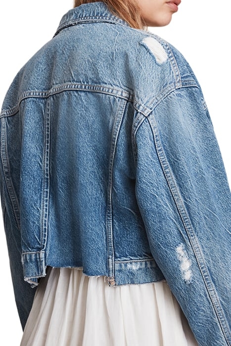 BETH PATCH JACKET WASHED INDIGO 8
