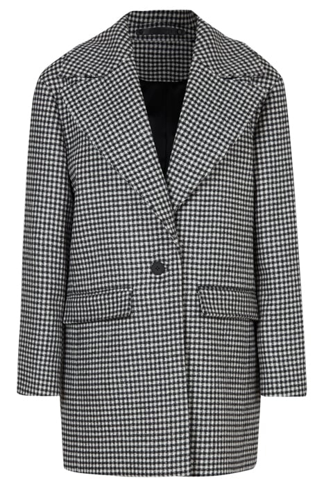JOCIE COAT BLACK/WHITE 7