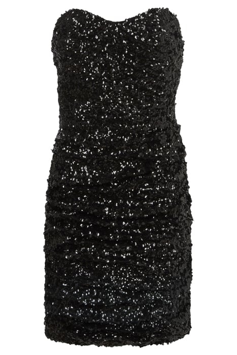 CARO EMB DRESS BLACK 6