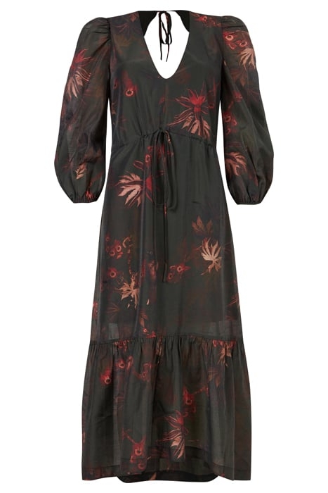 ROSI NILA DRESS DARK KHAKI GREEN 5