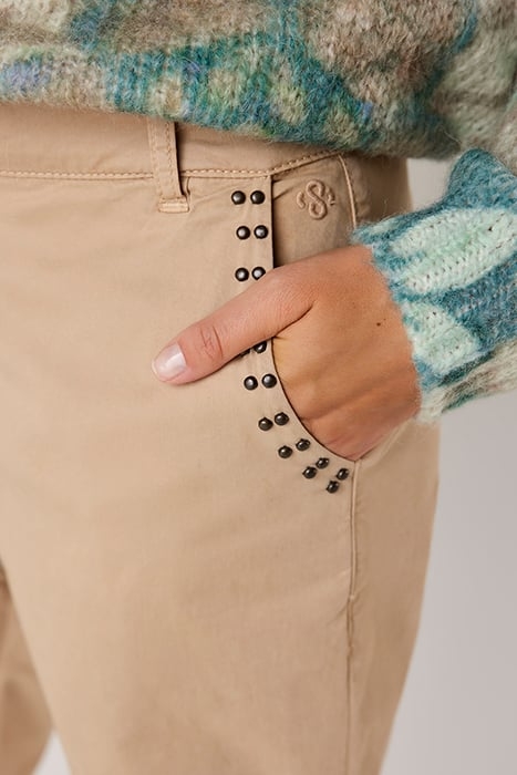 CHINO PANTS PEACHY FINE TWILL ALPACA 3