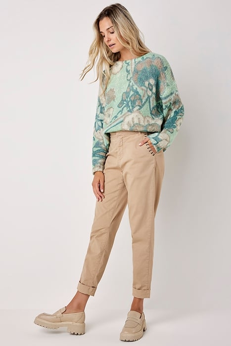 CHINO PANTS PEACHY FINE TWILL ALPACA 2