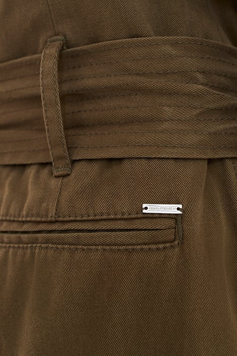 KHAKI HIGH-WAIST BOOTCUT TROUSERS 6