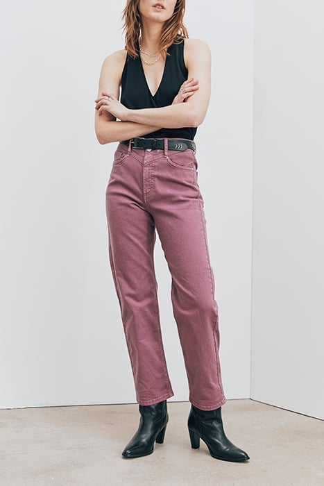 HIBISCUS ORGANIC MID-WAIST CROPPED SLOUCHY JEANS 2