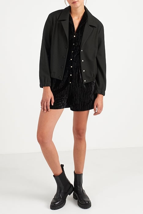 KHAKI CHECK JACKET 1