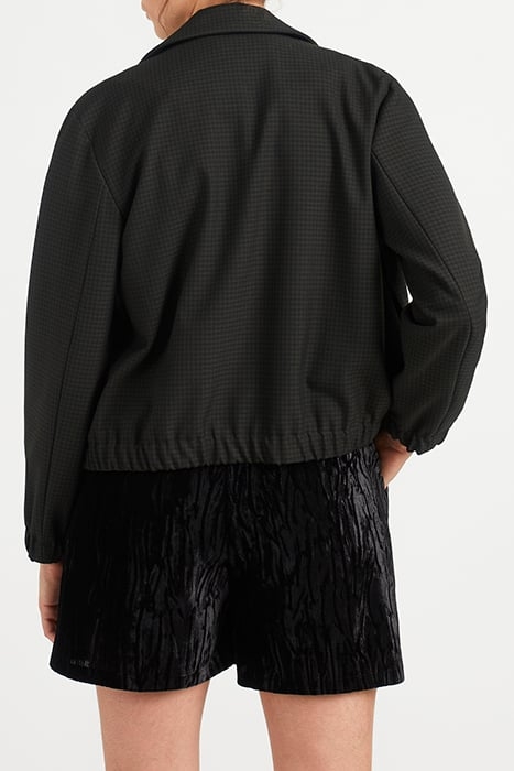 KHAKI CHECK JACKET 2