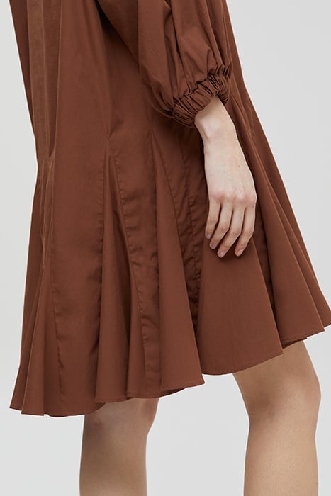 CLOSED WOMEN SHORT GODET DRESS DRESSES BRAZIL NUT 6