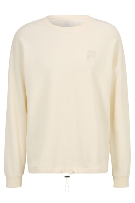 CAMPOBASSO OVERSIZED CREWNECK ANTIQUE WHITE 1