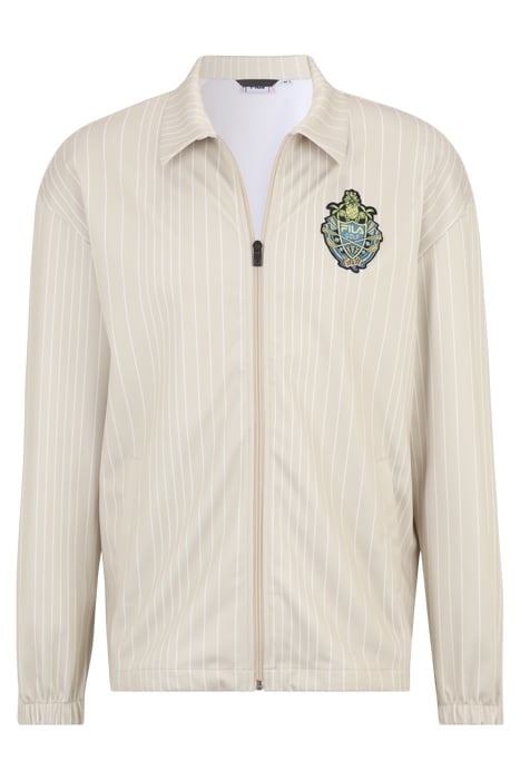 TAARSTEDT STRIPED TRACK JACKET FIELDS OF RYE/ANTIQUE WHITE I 1