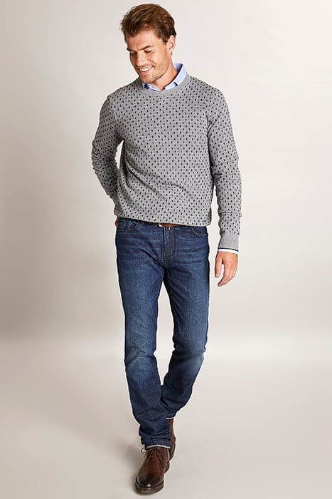 WLCASH JACQ ROUND-NK SF SWT GREY 4