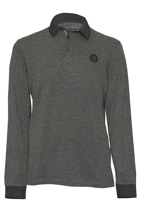 OXF 3-COLOR CF LS PIQUE GREY 1