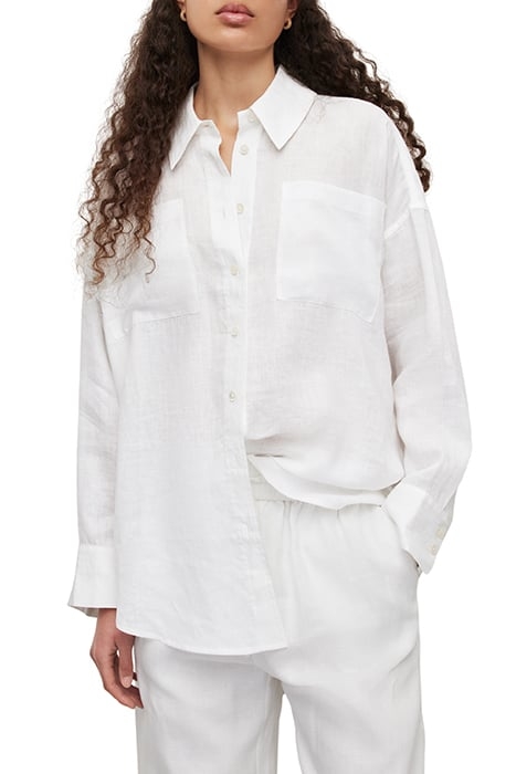 INEZ SHIRT CHALK WHITE 1