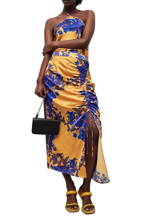 CARLA VENETIA SKIRT ORANGE 4