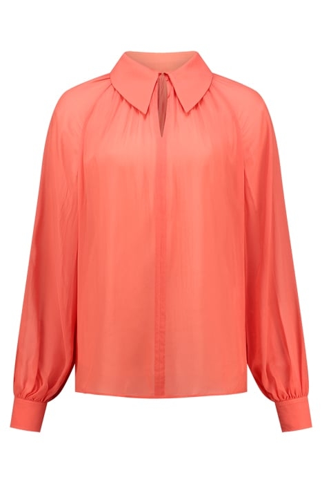 RUNA LOOSE BLOUSE DEEP SEA CORAL 1