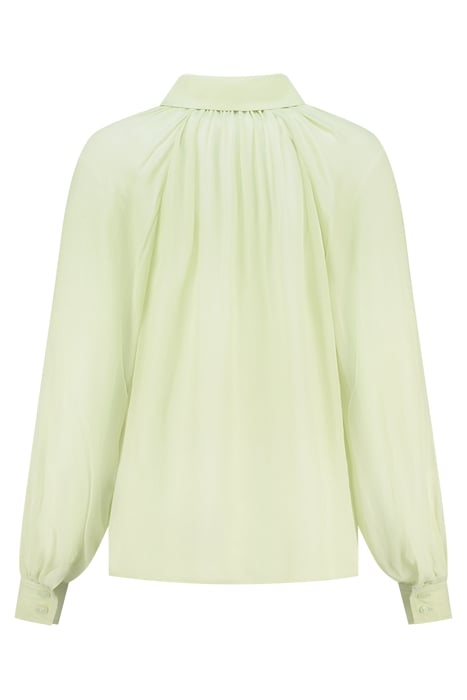 RUNA LOOSE BLOUSE GREEN LIGHT 2