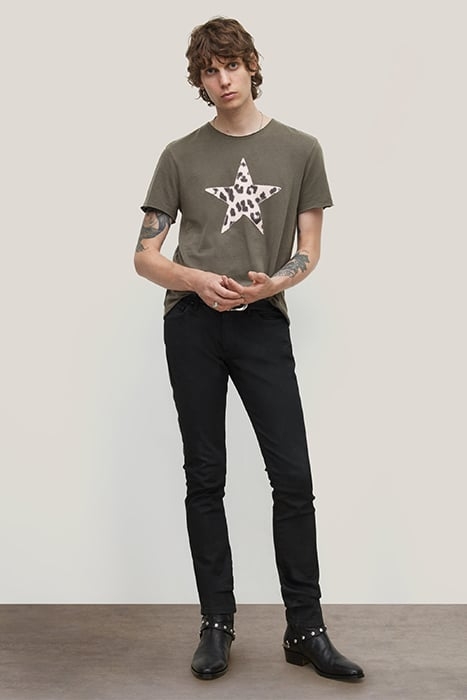 SS RAW EDGE TEE - CHEETAH STAR COAL 3