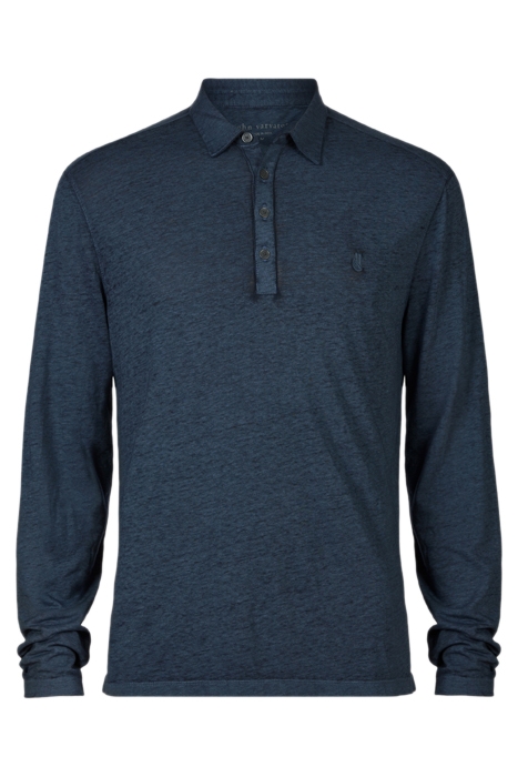 MARTY LS BURNOUT POLO W PSE BLUE TOPAZ 4