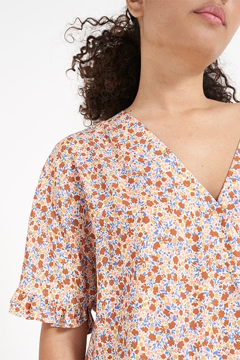 SUMMER FLOWER WRAP TOP I.CODE BLACK 3