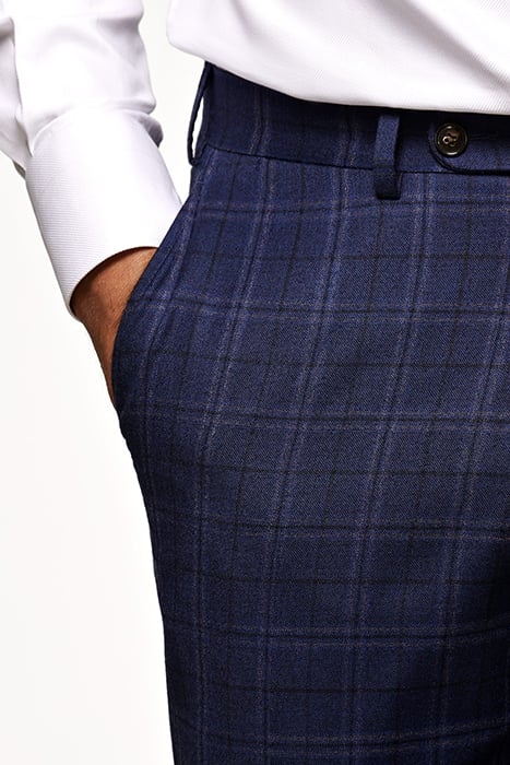 BLUE CHECKED LAZIO SUIT 7