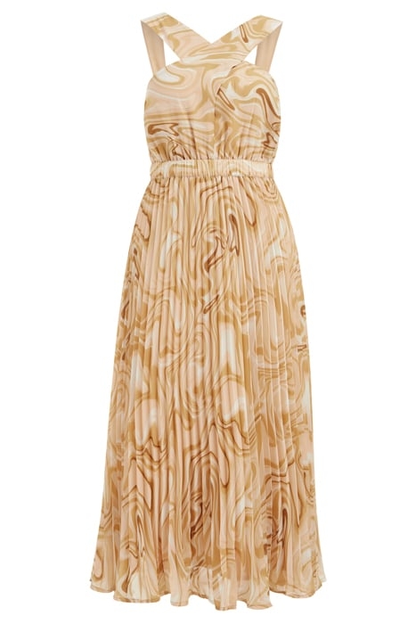 DRESS MID LENGTH BEIGE 1