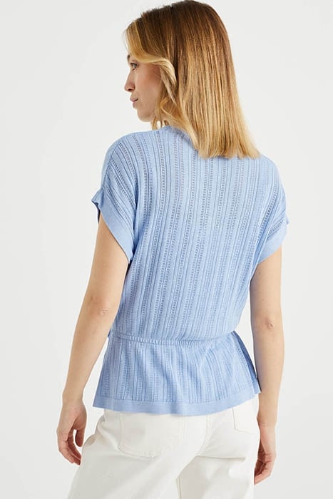 KNITTED PULLOVER LIGHT BLUE 3