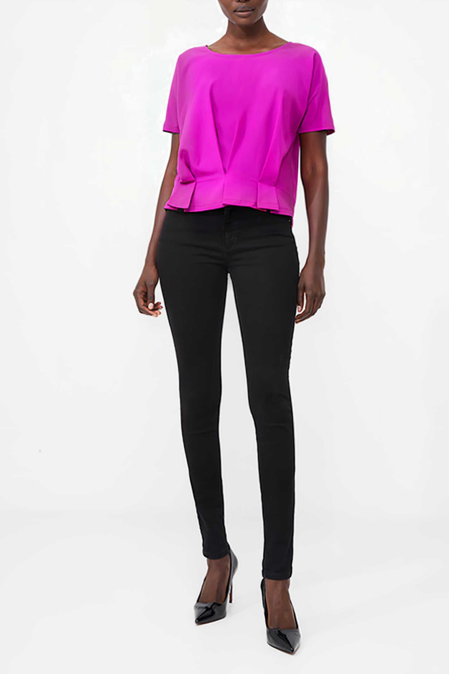 PLEAT HEM BOXY AURORA PURPLE 2