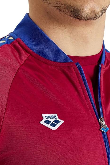 M RELAX IV TEAM JACKET BURGUNDY NEON BLUE BUTTER 5