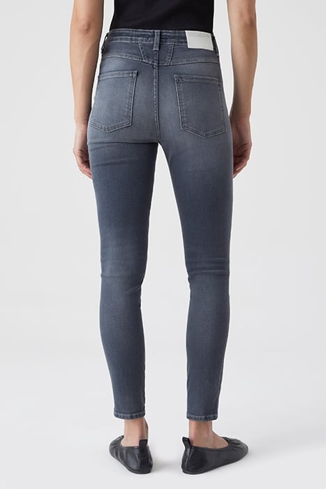 WOMEN SKINNY PUSHER JEANS MID GREY 2