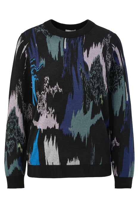 PULLOVER LONGSLEEVE GREY/BLACK 1