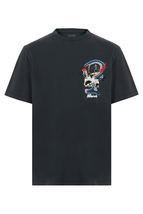 SNAKEPIT SS CREW WASHED BLACK 6