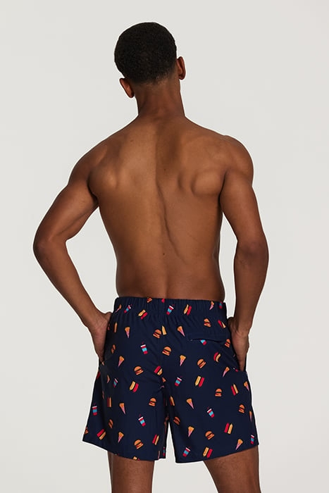 STRETCH SWIMSHORT FAST FOOD DARK NAVY DARK NAVY 3