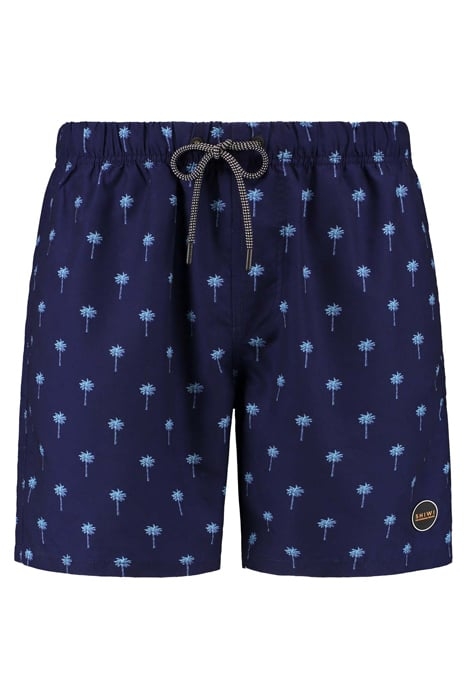 SWIMSHORT SCRATCHED SHIWI PALM DARK NAVY DARK NAVY 1
