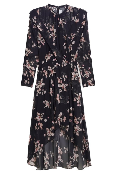 ILIONA BLACK/ECRU/PINK DRESS 5