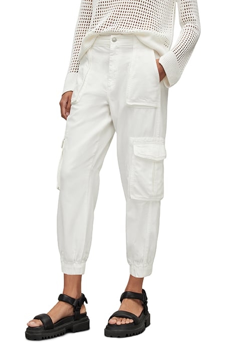 FRIEDA DENIM TROUSER OFF WHITE 1