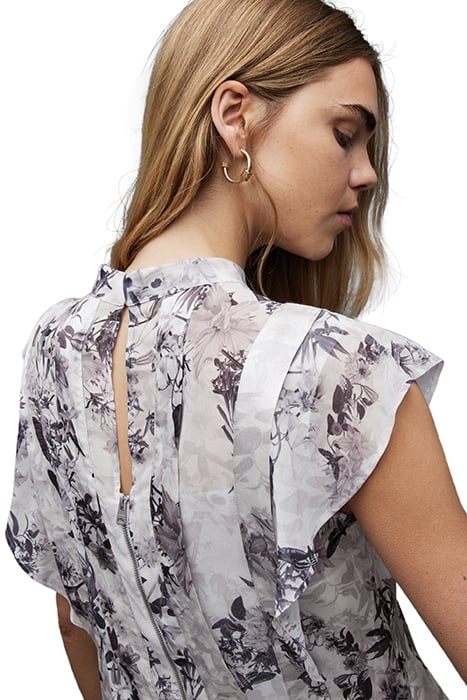 FLEUR AUDREY DRESS MONO WHITE 6