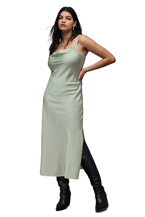HADLEY DRESS PISTACHIO GREEN 1