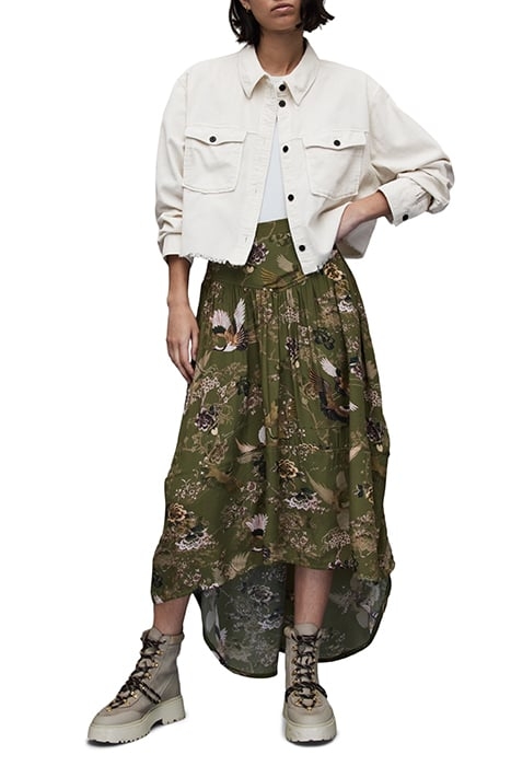 ZIVA CORD SHIRT ALMOND WHITE 3