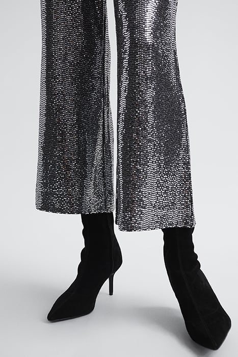 VALERIA WIDE-LEG & FLARED PANTS SILVER 6