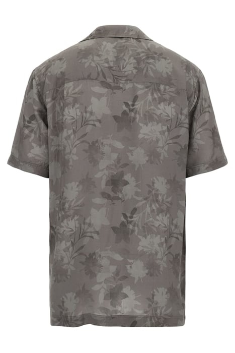 BILLY BOWLING SHIRT MOSSY GREEN FLOWER CASUAL 6