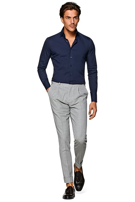 NAVY EXTRA SLIM FIT SHIRT 2